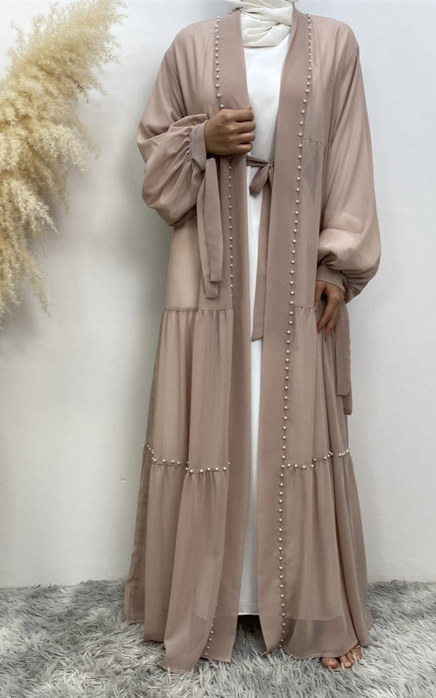 Chiffon Pearl Abaya