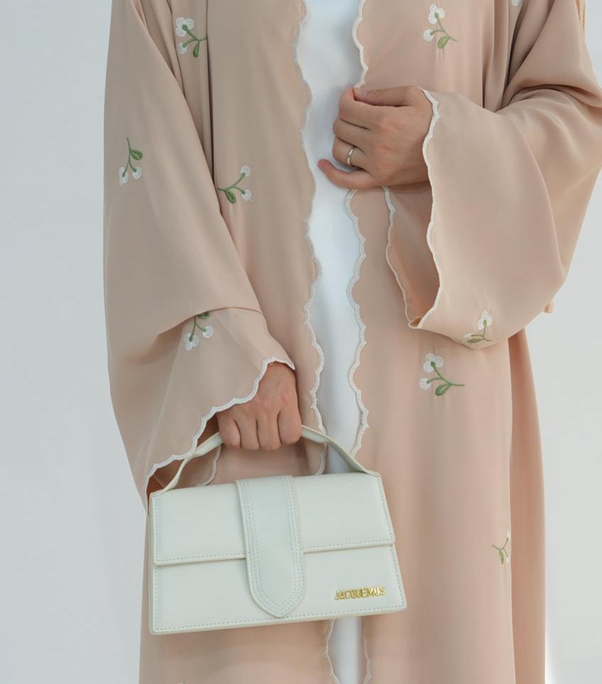 Zaleri Floral Abaya
