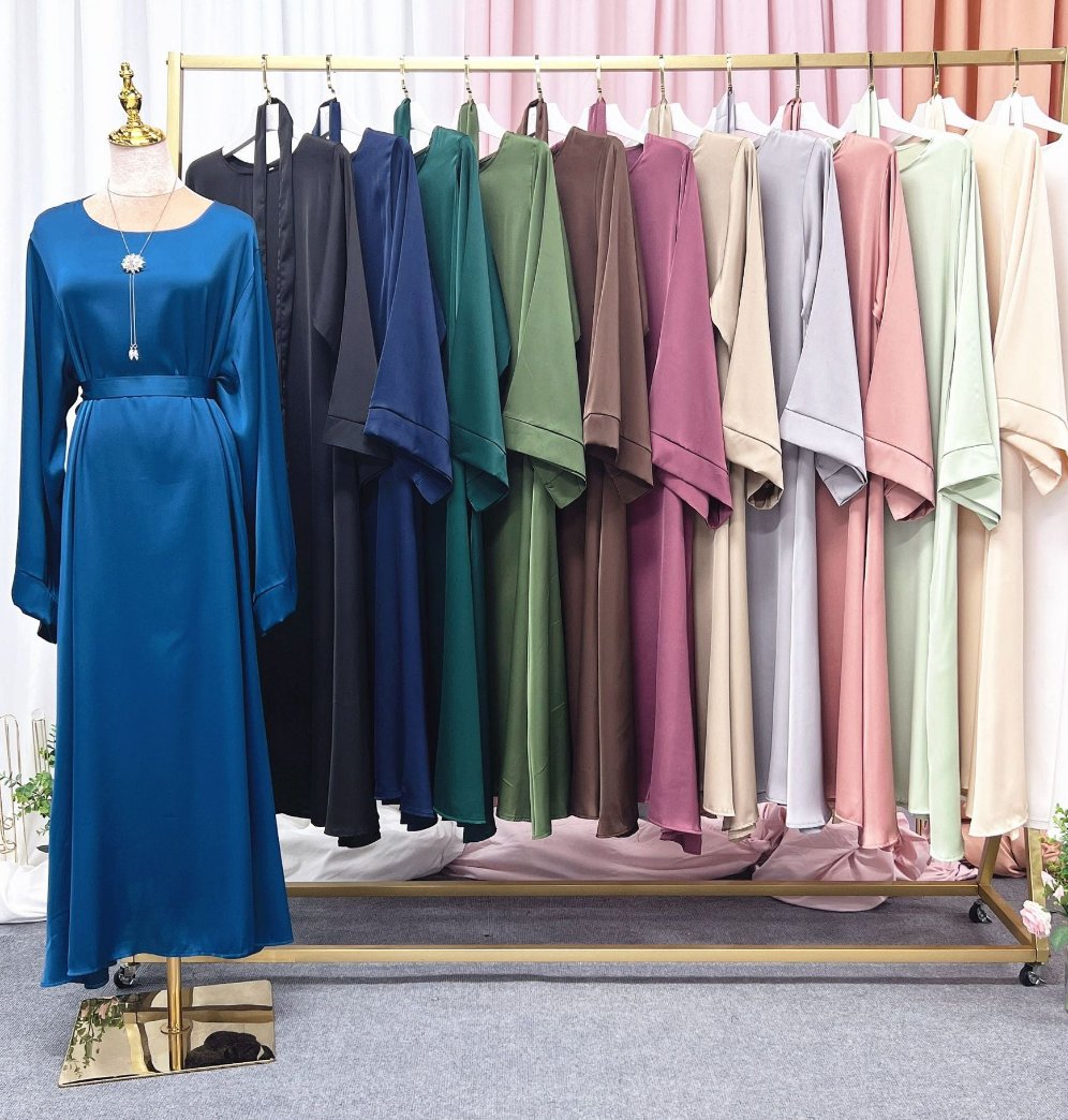 Samreen Satin Abaya
