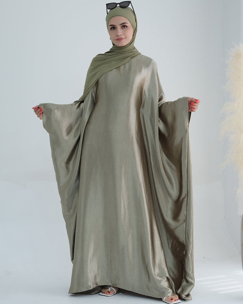 Zareen Glossy Batwing Abaya