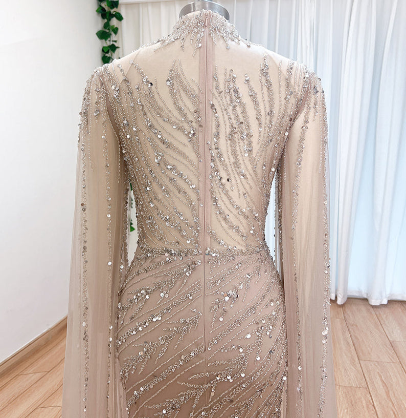 Ella Cape Gown