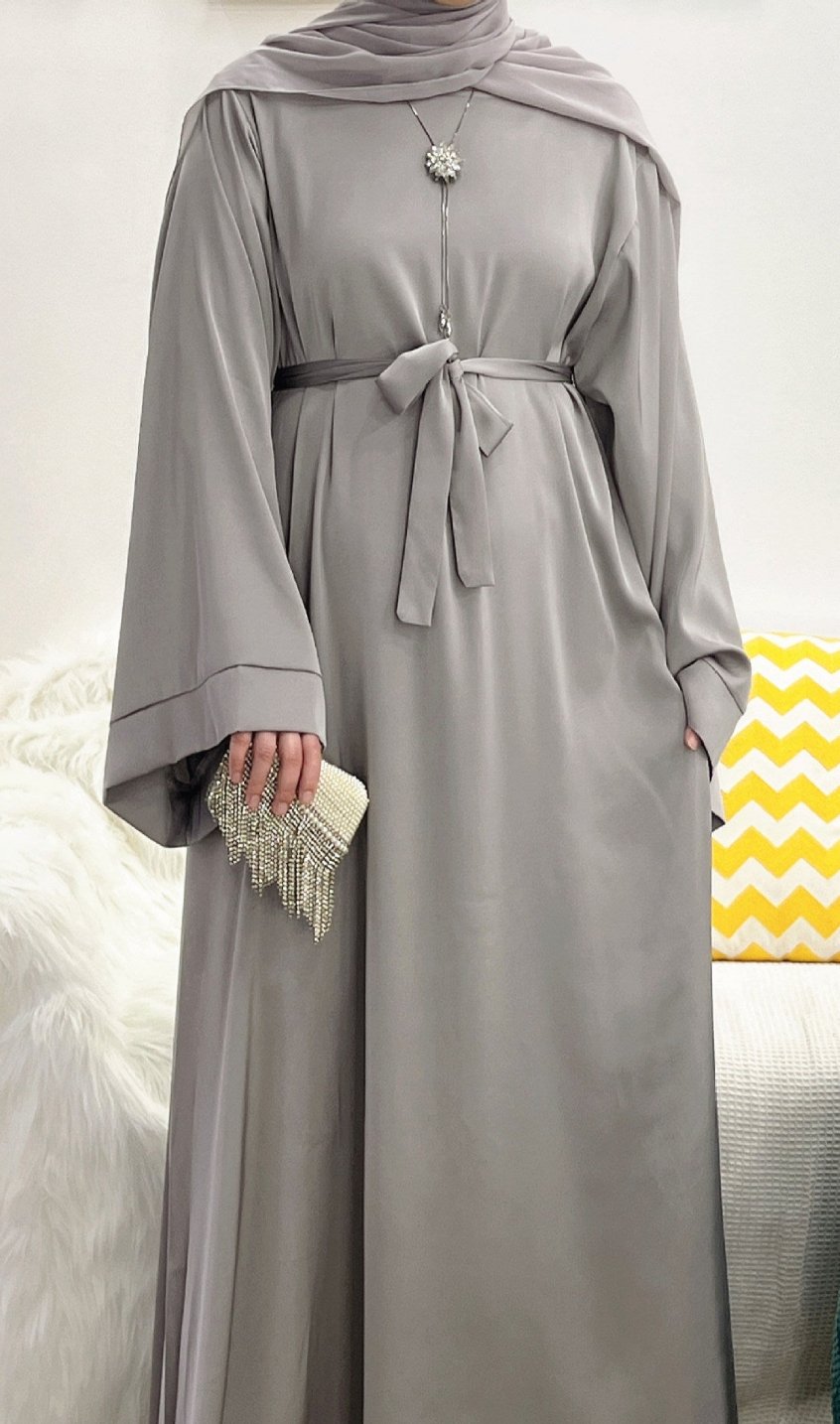 Samreen Satin Abaya