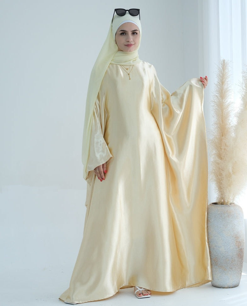 Zareen Glossy Batwing Abaya