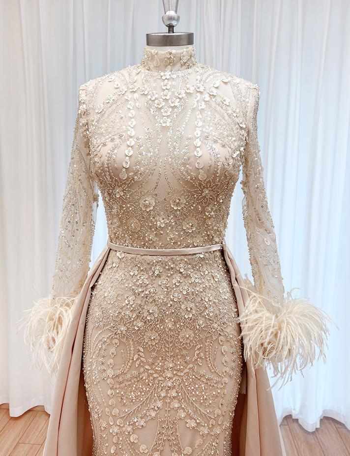 Elise Floral Sequin Gown
