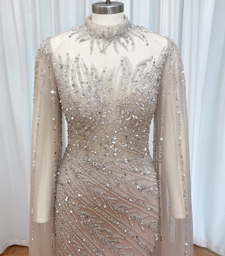 Ella Cape Gown