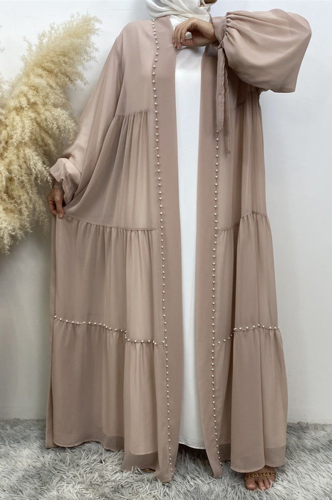 Chiffon Pearl Abaya