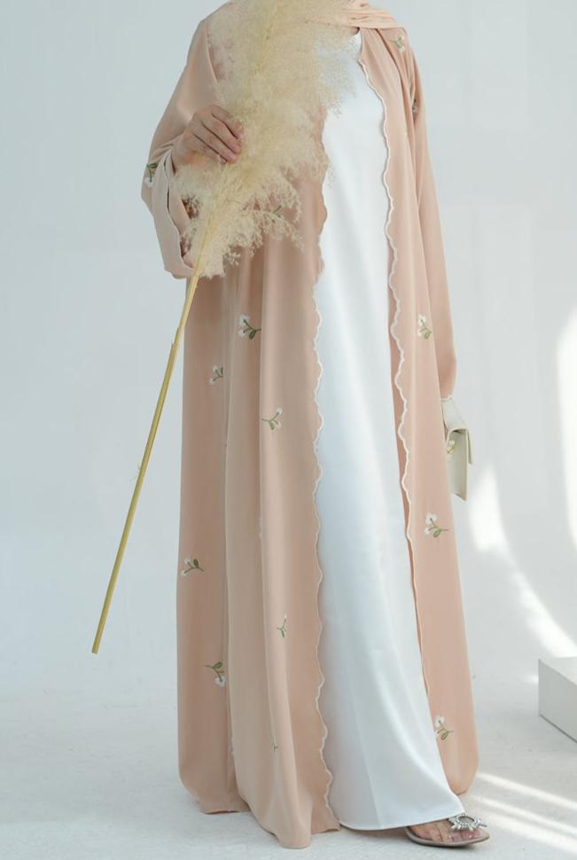 Zaleri Floral Abaya