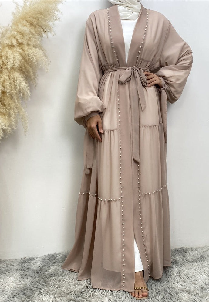 Chiffon Pearl Abaya