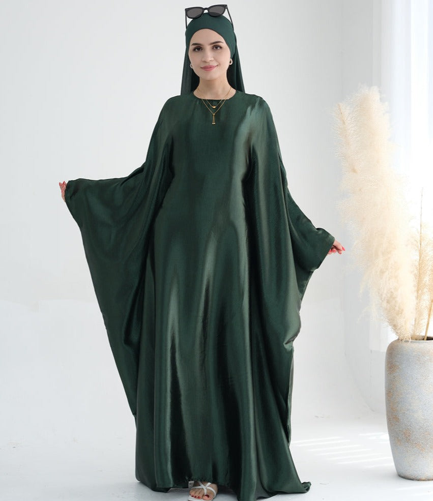 Zareen Glossy Batwing Abaya