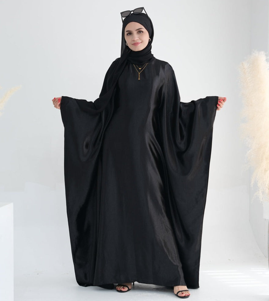 Zareen Glossy Batwing Abaya