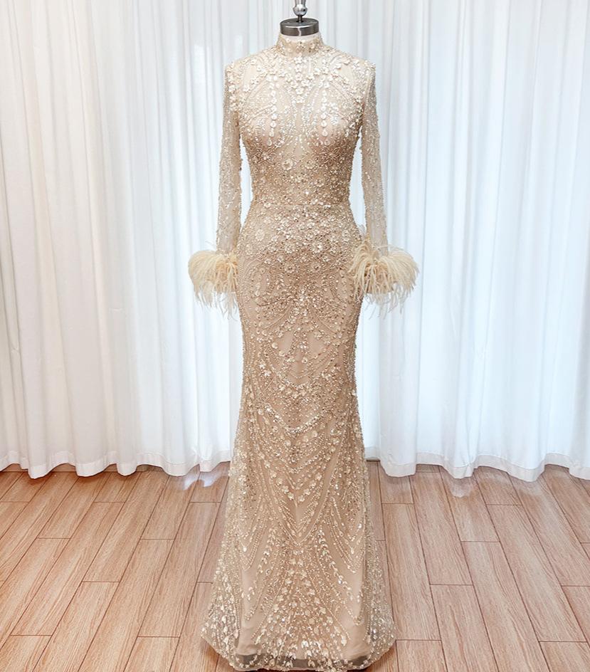 Elise Floral Sequin Gown