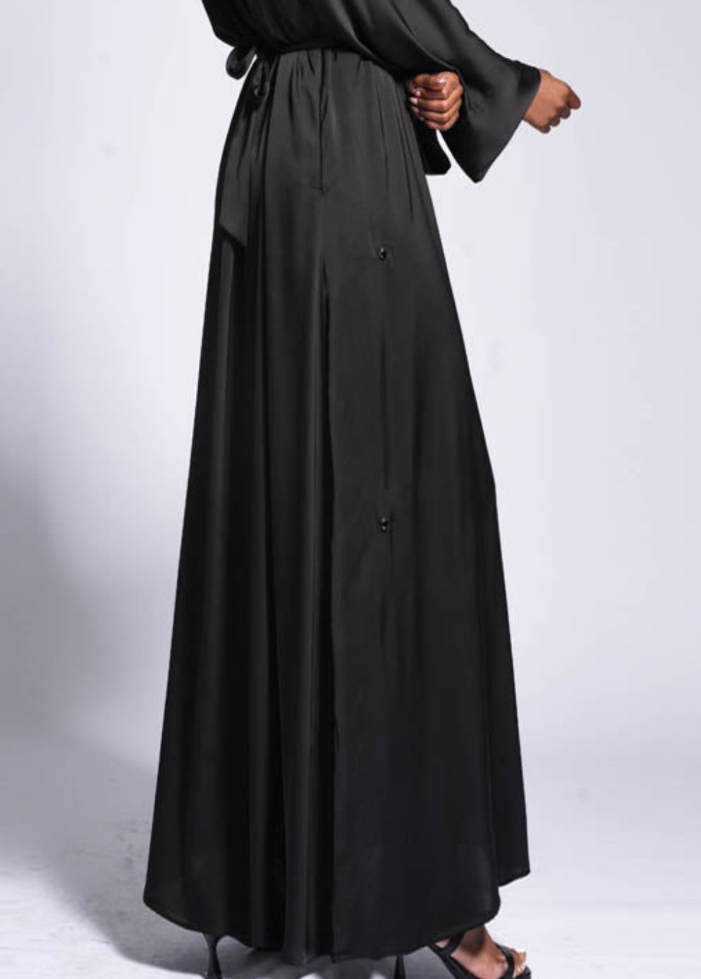 Nina Beaded Satin Abaya