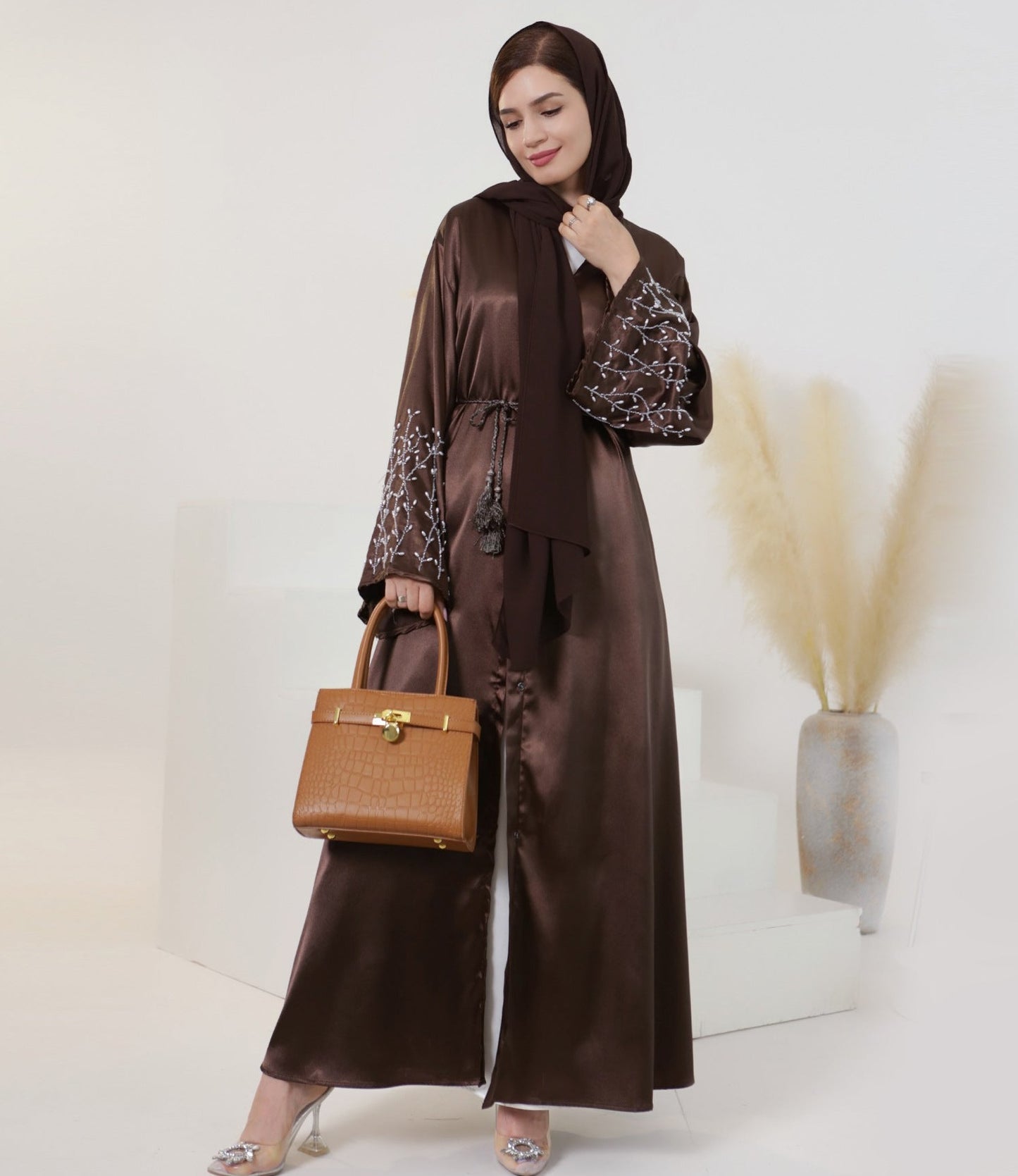 Lailah Pearl Embroidery Abaya