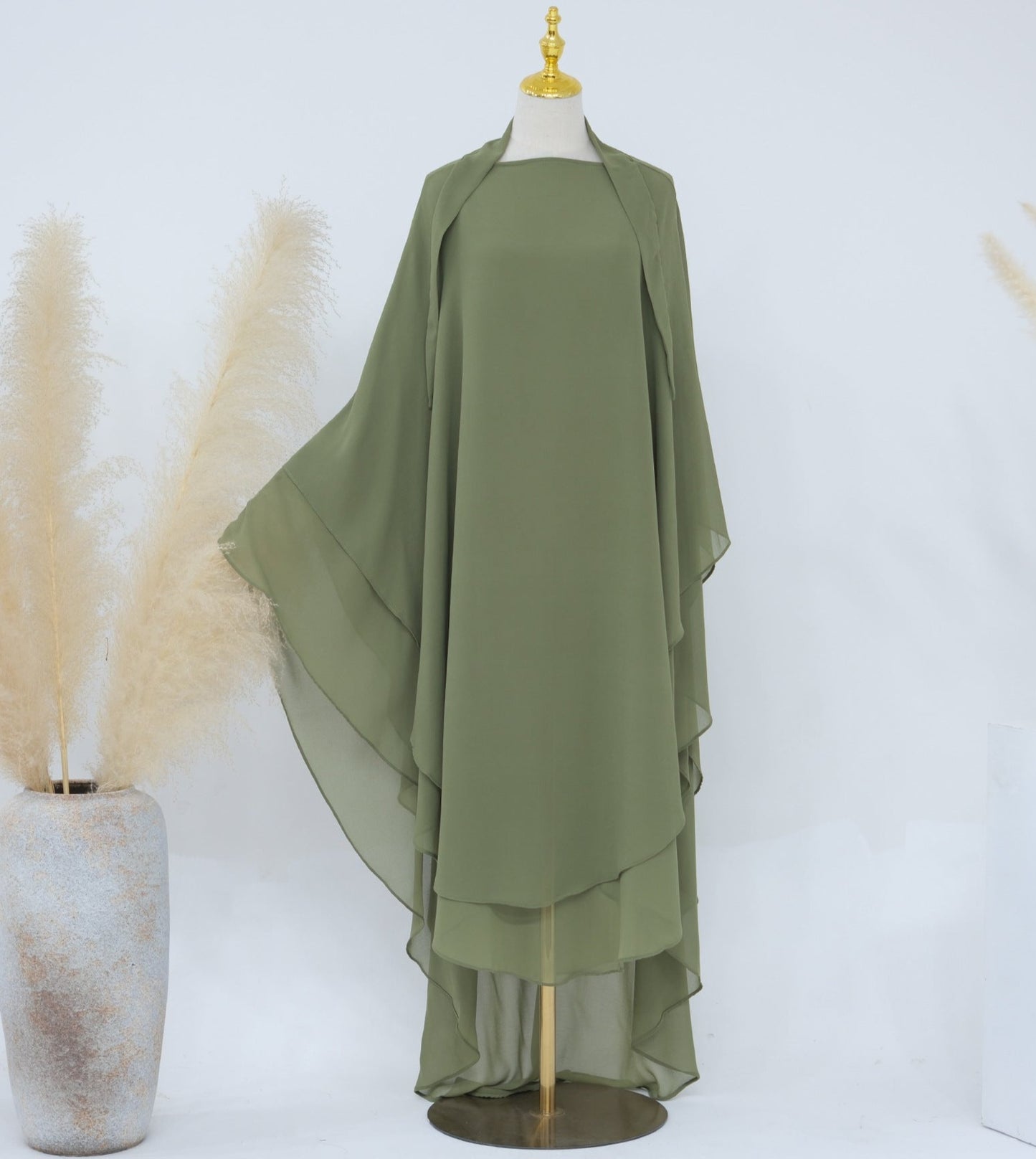 Rumaisa Chiffon Khimar