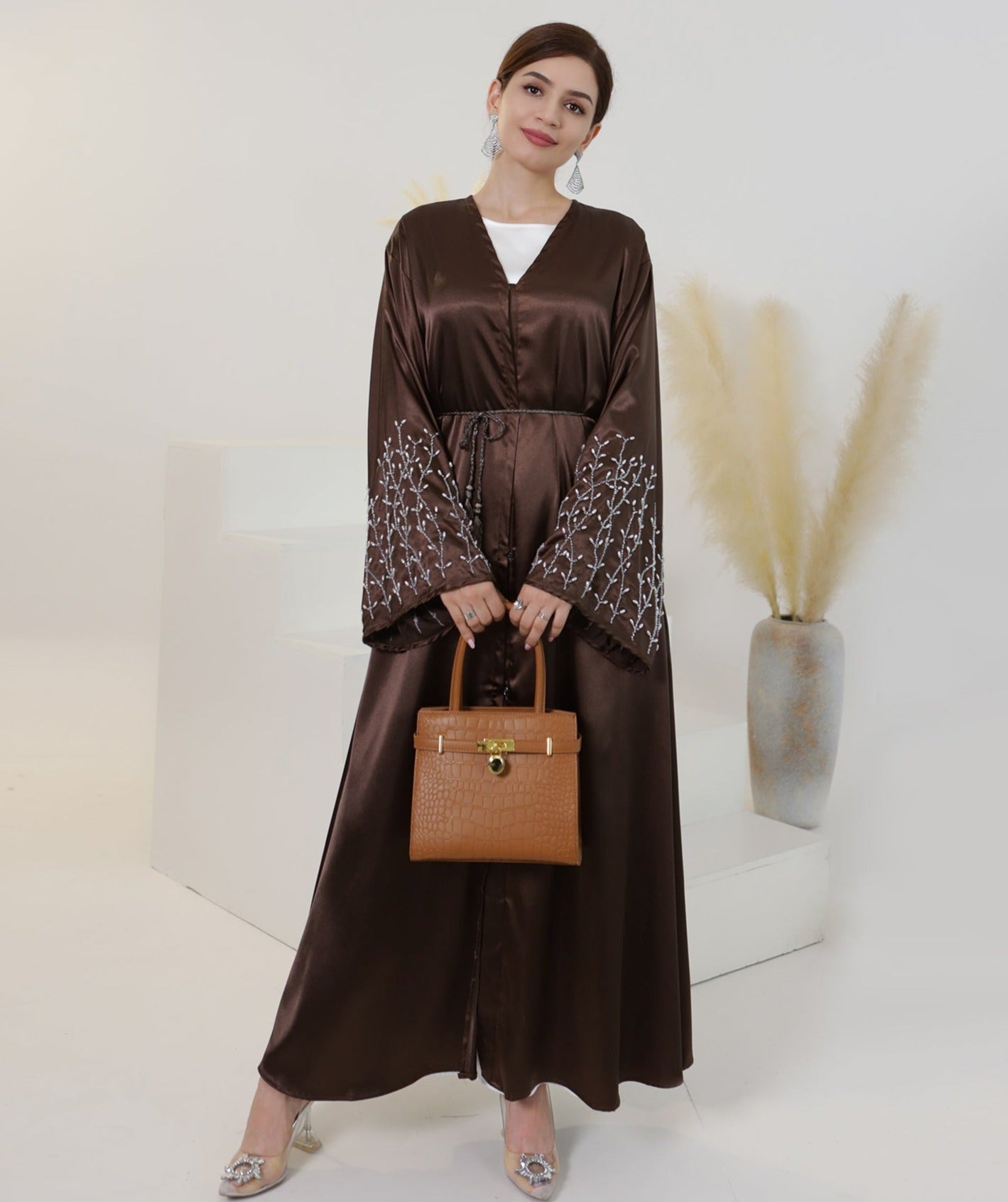Lailah Pearl Embroidery Abaya