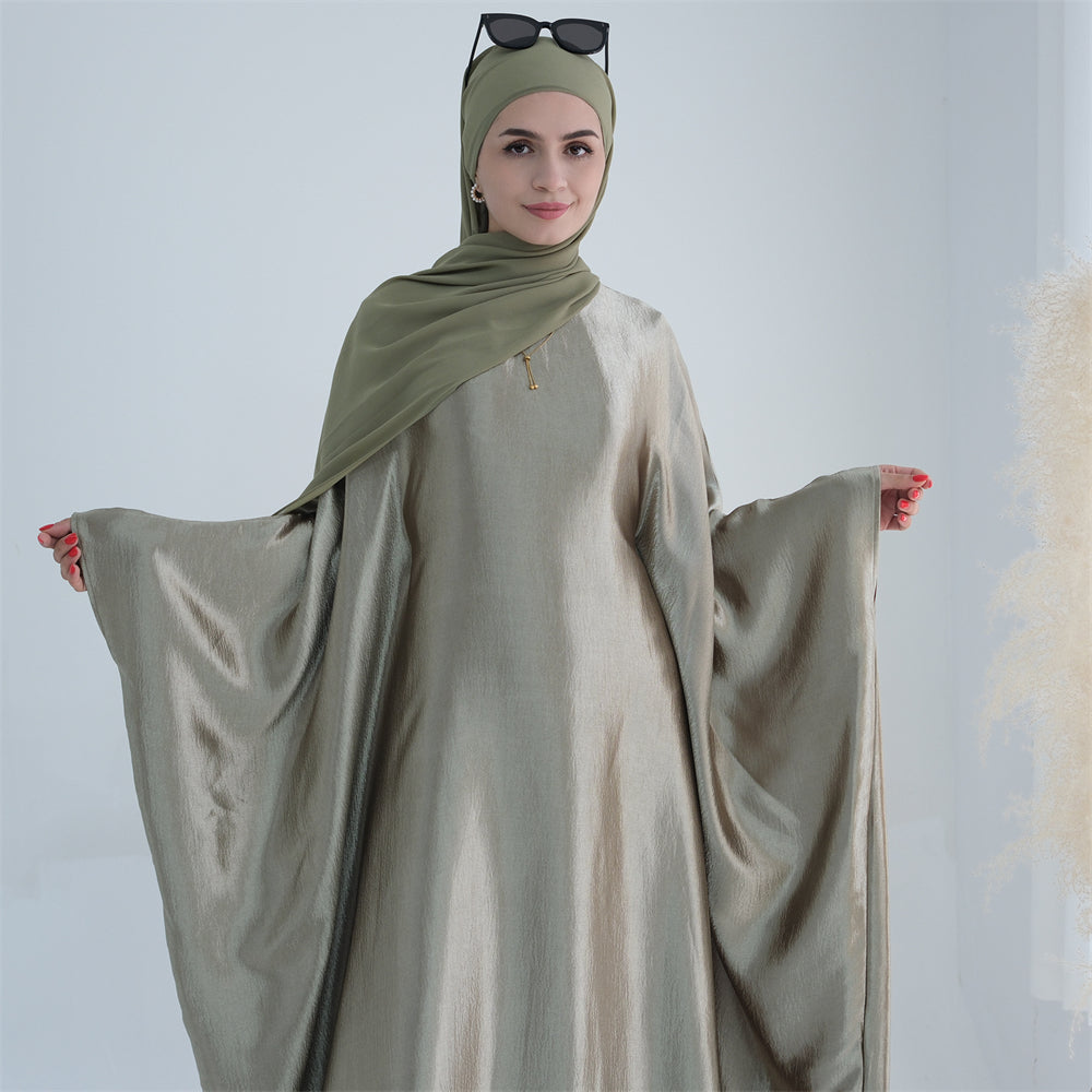 Zareen Glossy Batwing Abaya