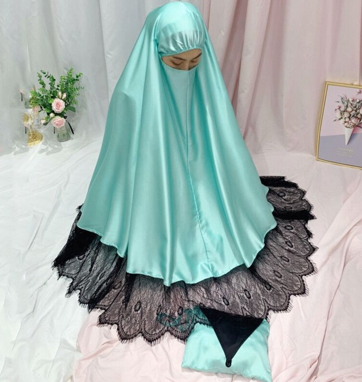 Rumaan Satin Jilbab Set