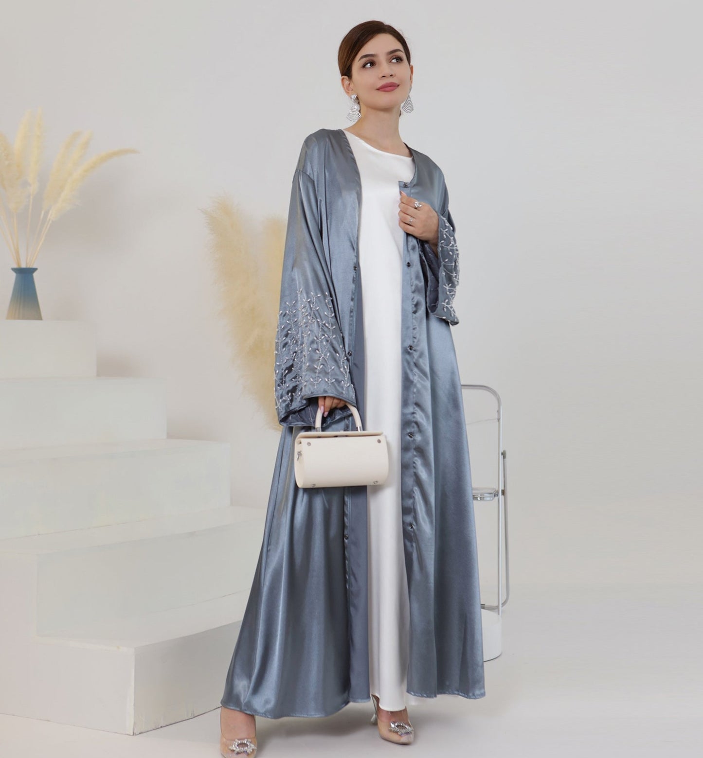 Lailah Pearl Embroidery Abaya