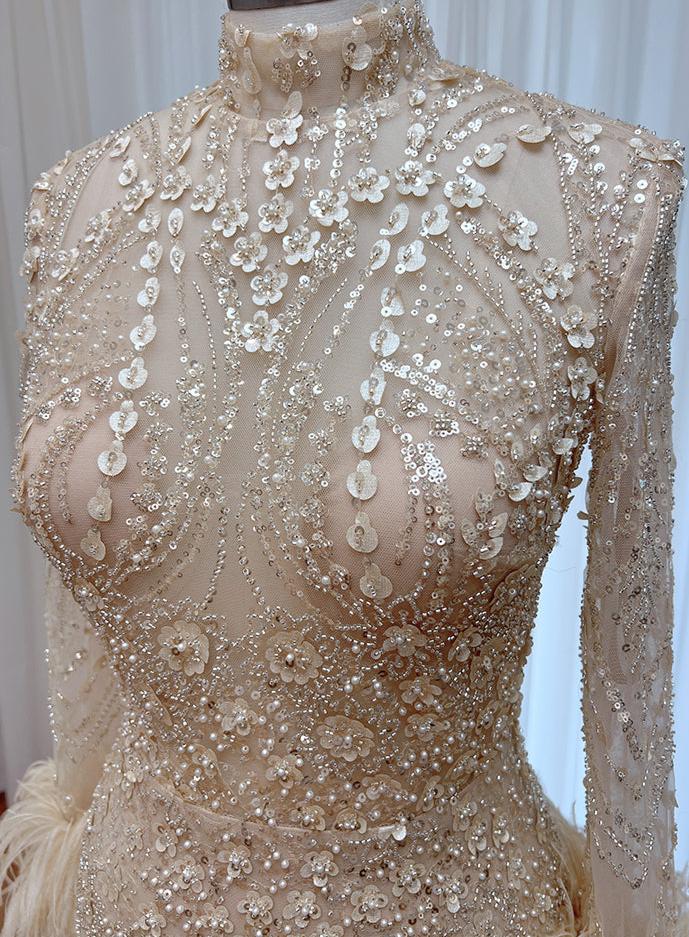 Elise Floral Sequin Gown
