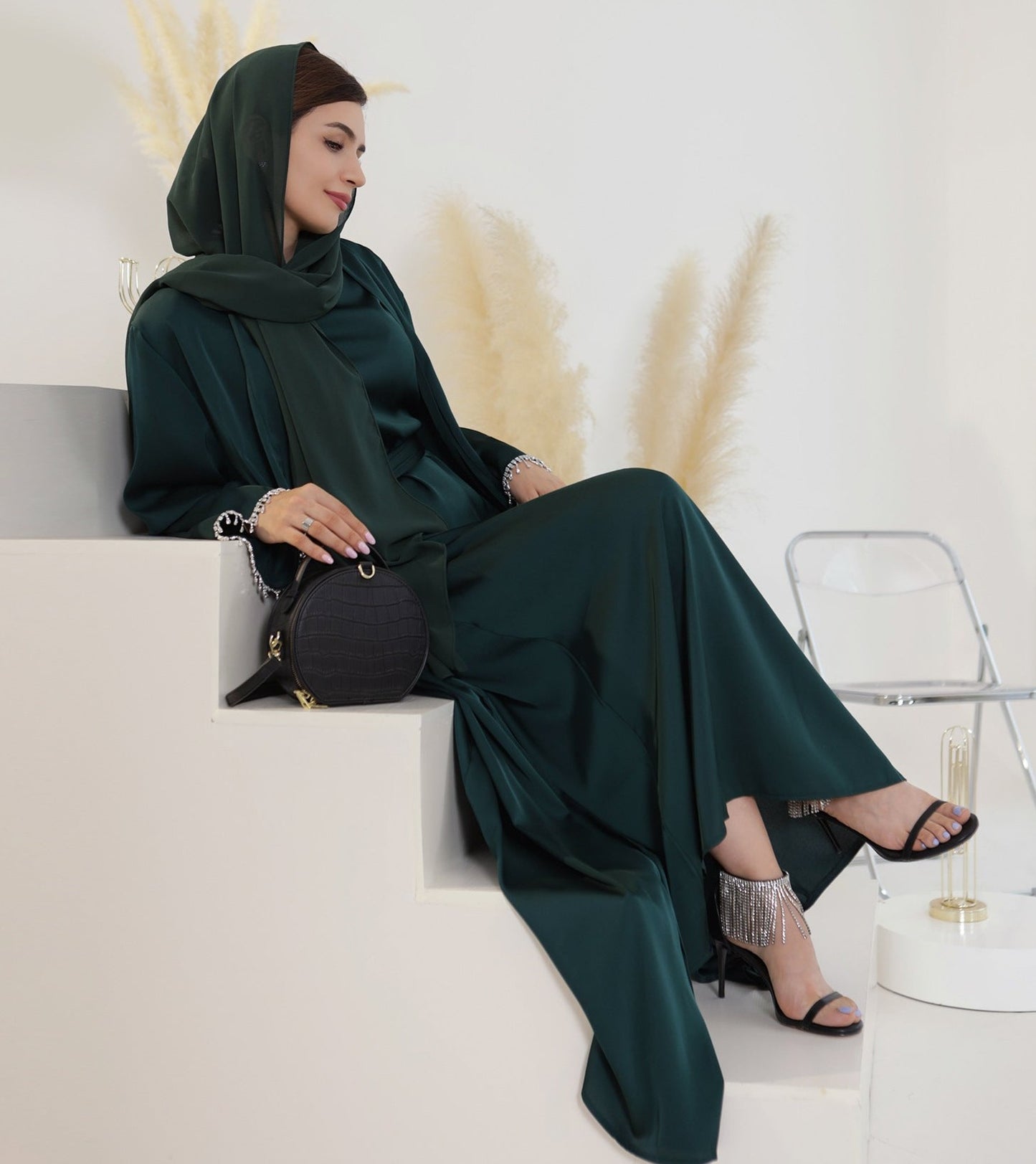 Sanya Crystal Abaya Set