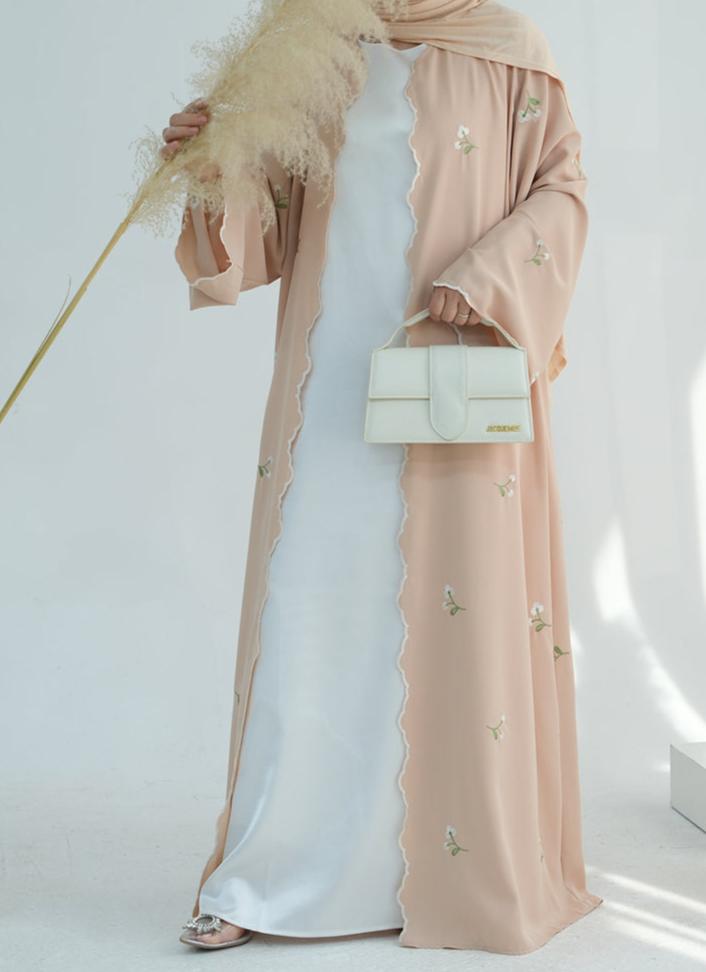 Zaleri Floral Abaya