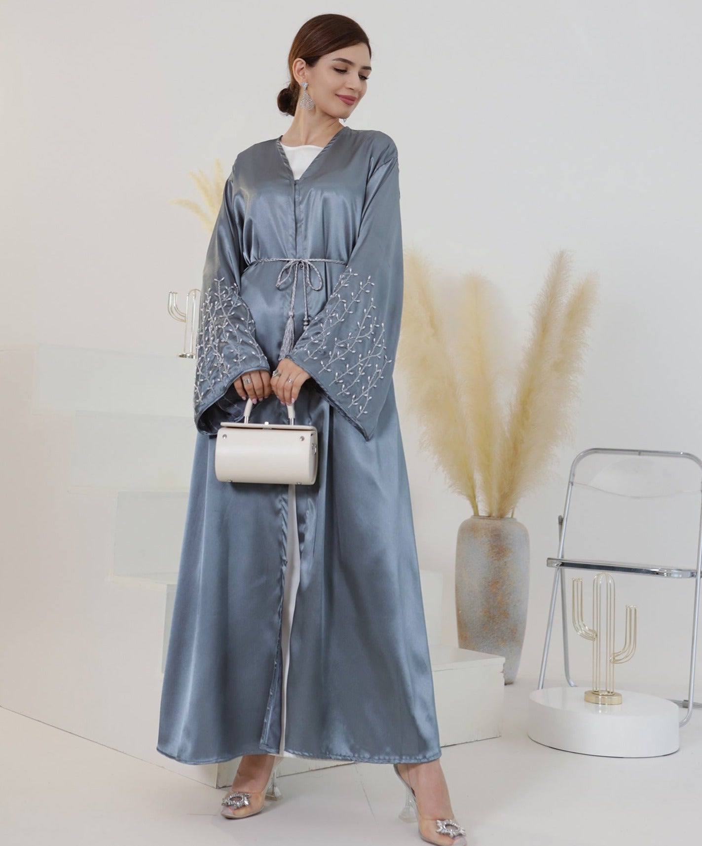 Lailah Pearl Embroidery Abaya