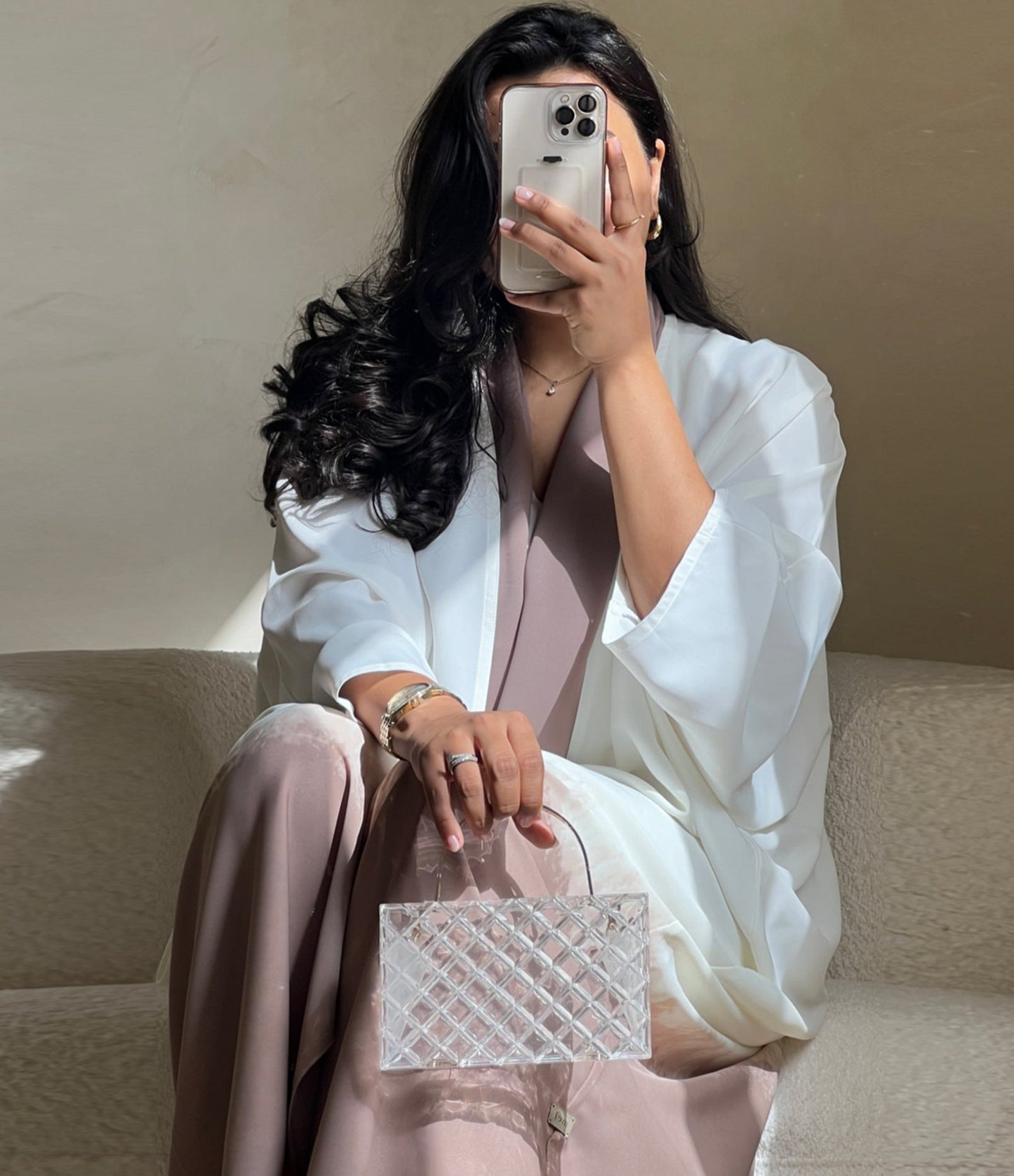 Roomi Ombre Abaya Set