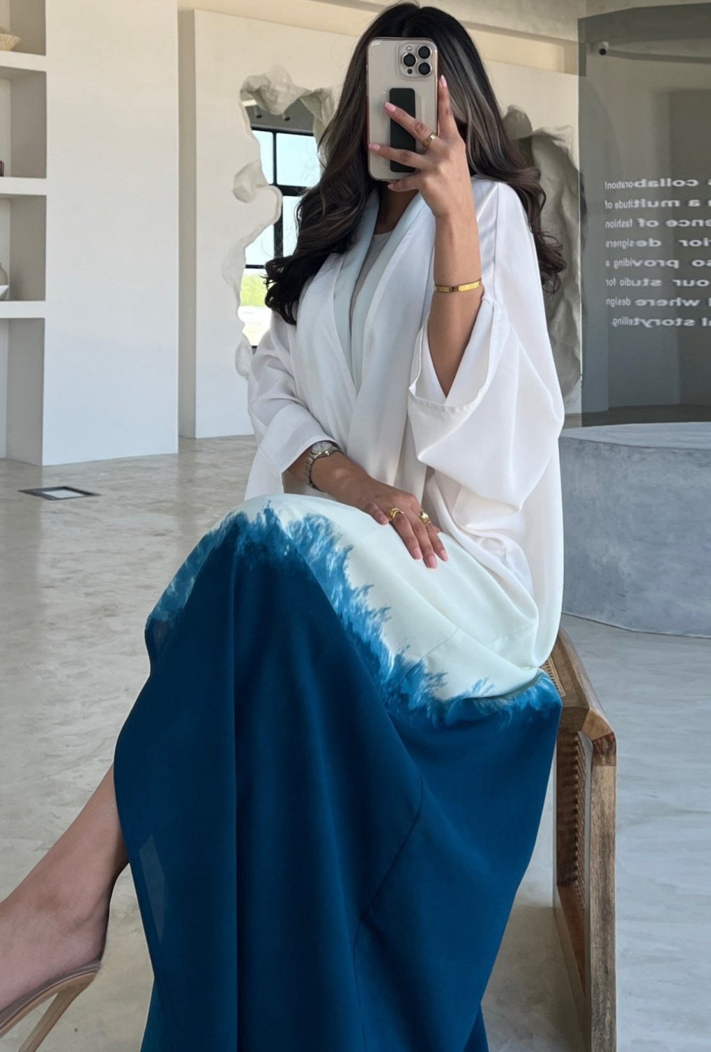 Roomi Ombre Abaya Set