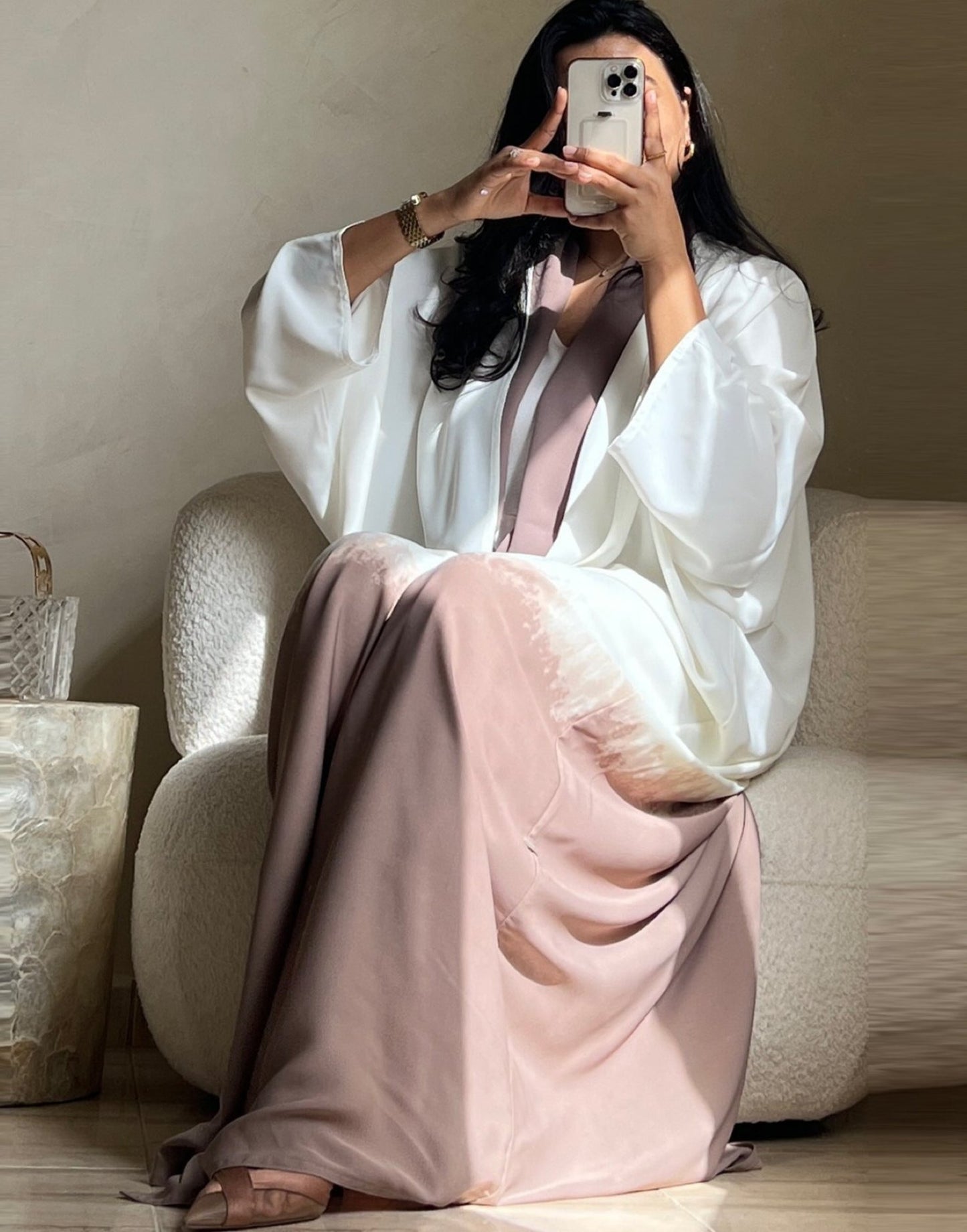 Roomi Ombre Abaya Set