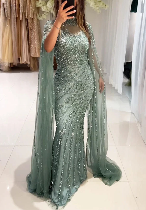 Ella Cape Gown
