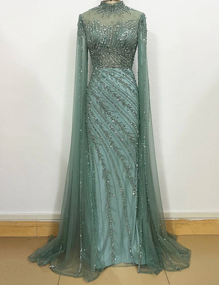 Ella Cape Gown