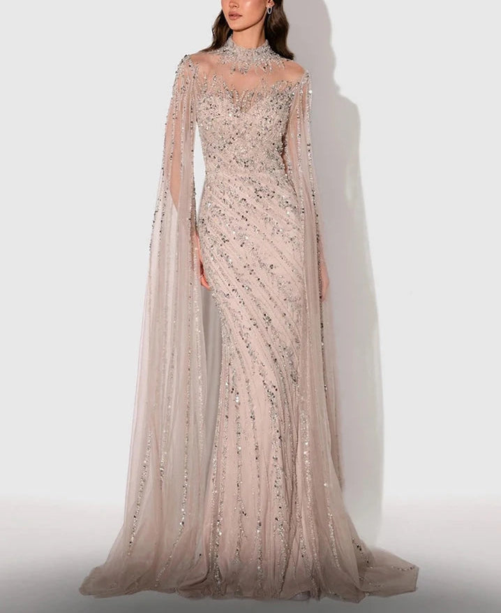 Ella Cape Gown