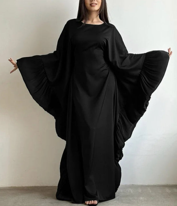 Amiha Frill Butterlfy Abaya