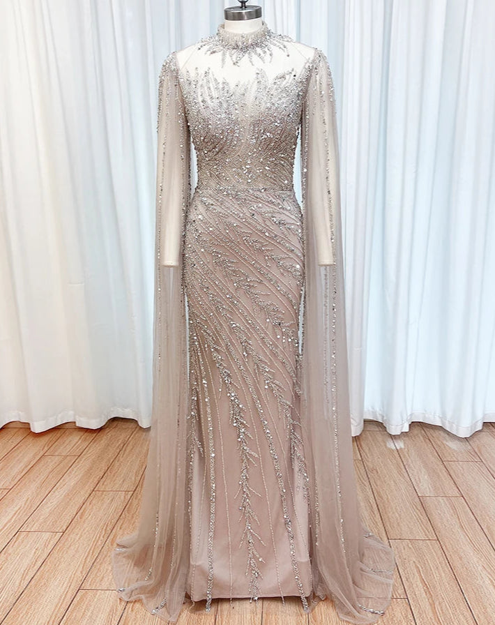 Ella Cape Gown