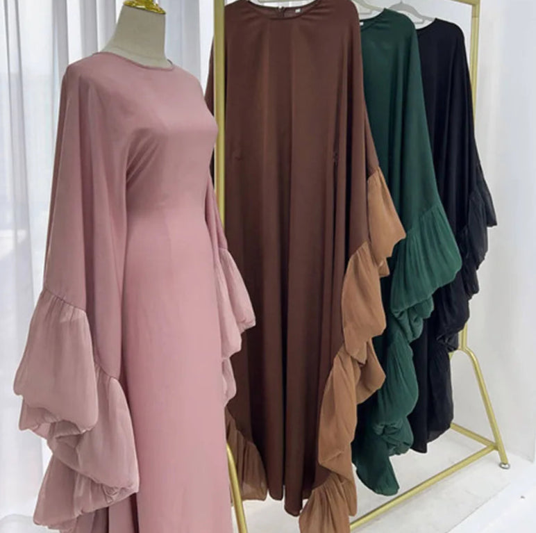 Amiha Frill Butterlfy Abaya