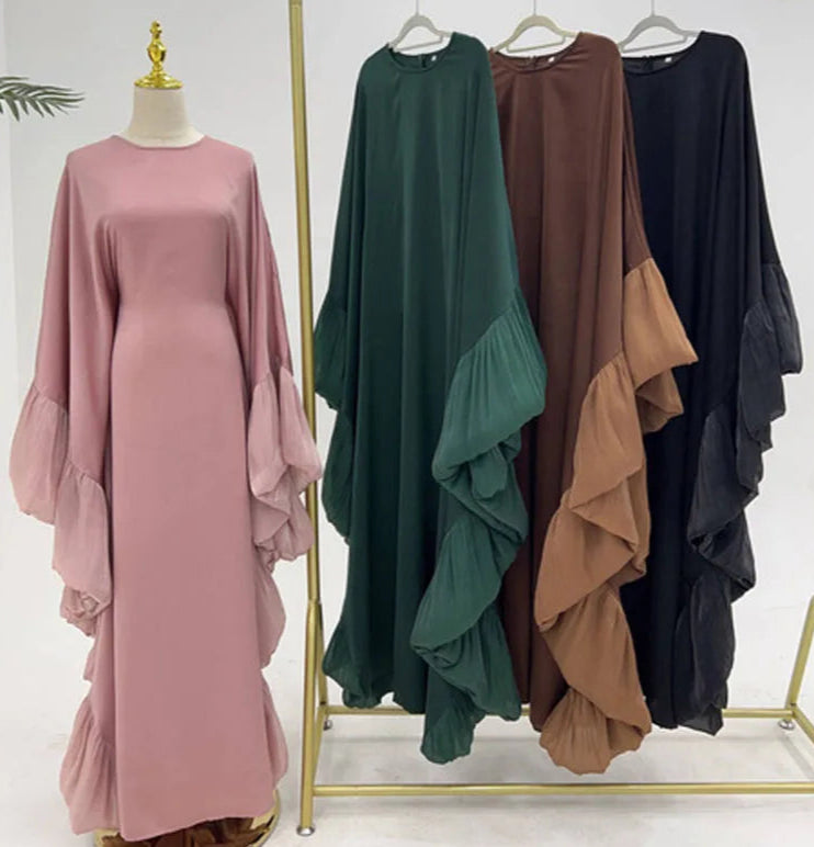 Amiha Frill Butterlfy Abaya