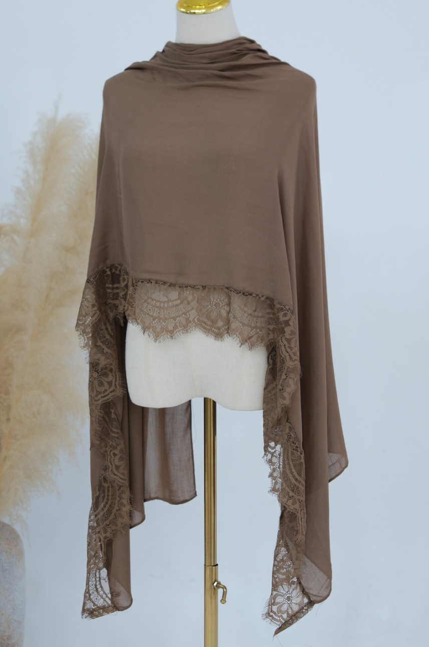 INAYA-Lace Modal Hijab