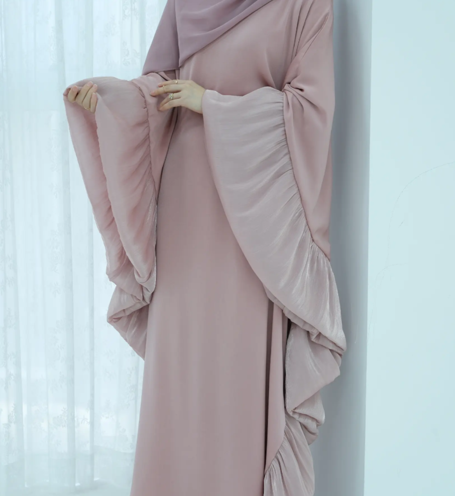 Amiha Frill Butterlfy Abaya