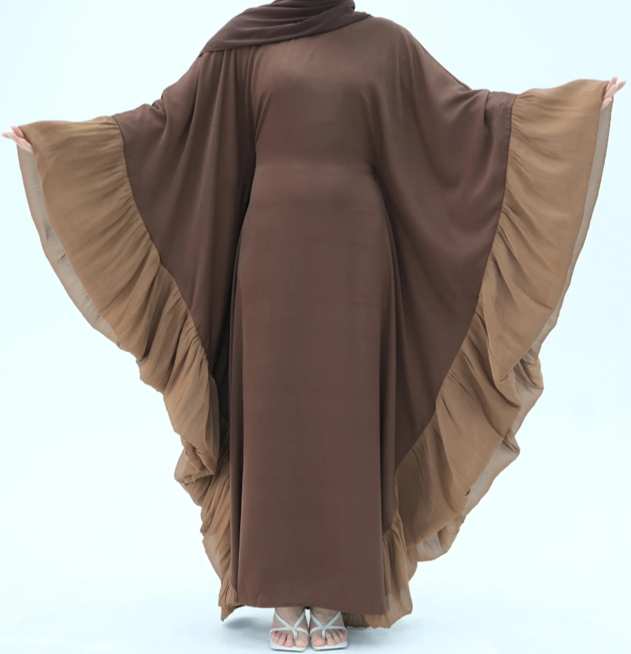 Amiha Frill Butterlfy Abaya
