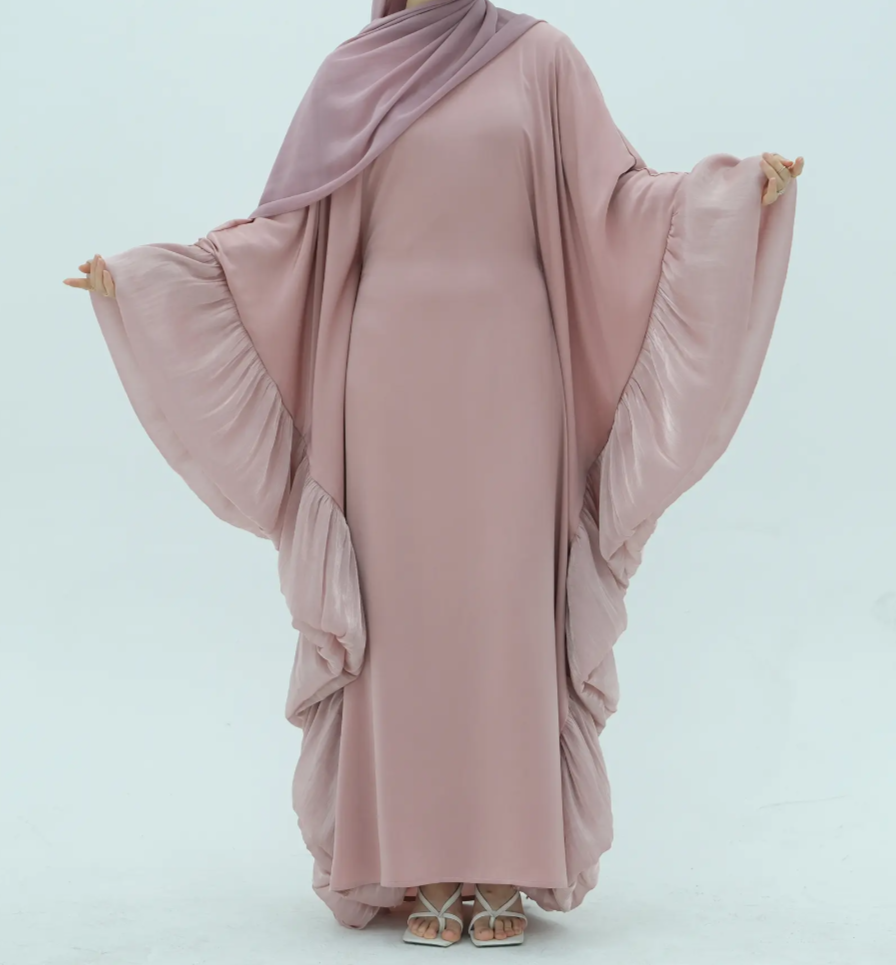 Amiha Frill Butterlfy Abaya