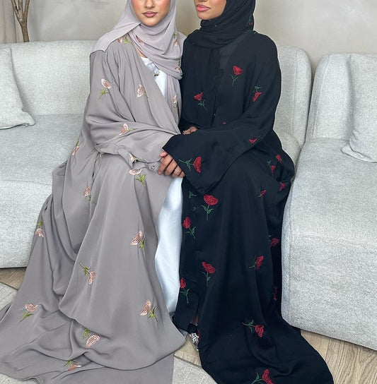 Marwa Floral Abaya & Hijab