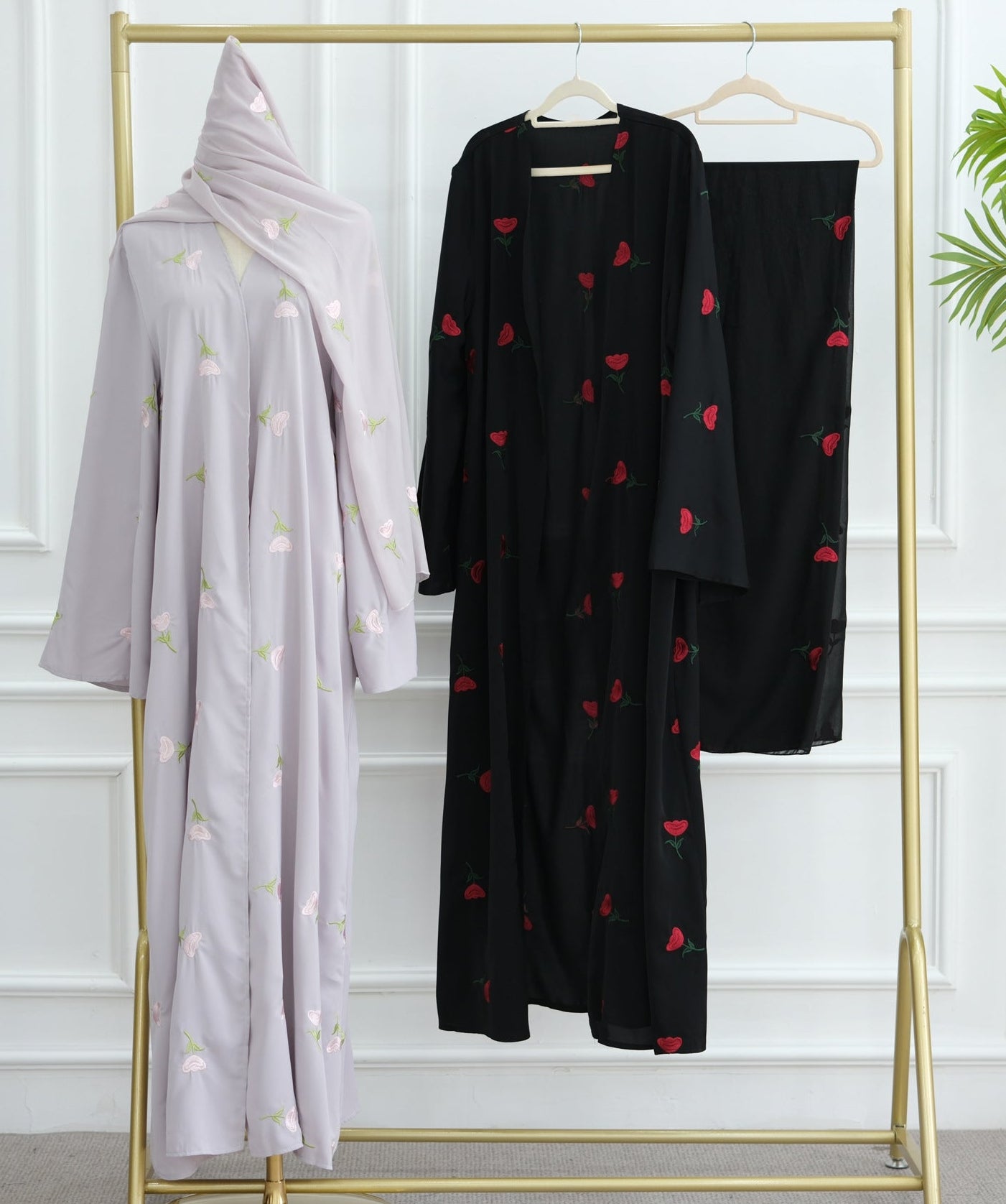 Marwa Floral Abaya & Hijab