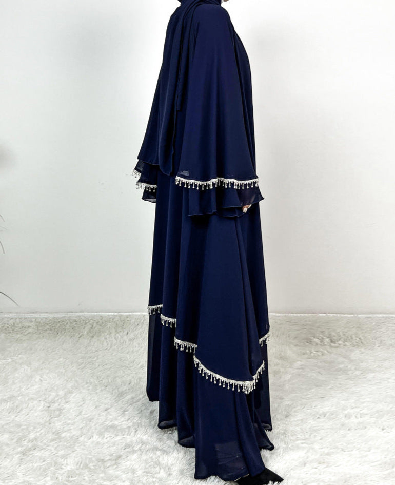 Emaani Layered Crystal Abaya