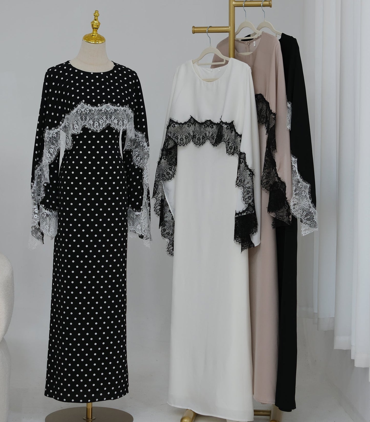 Haani Lace Satin Dress