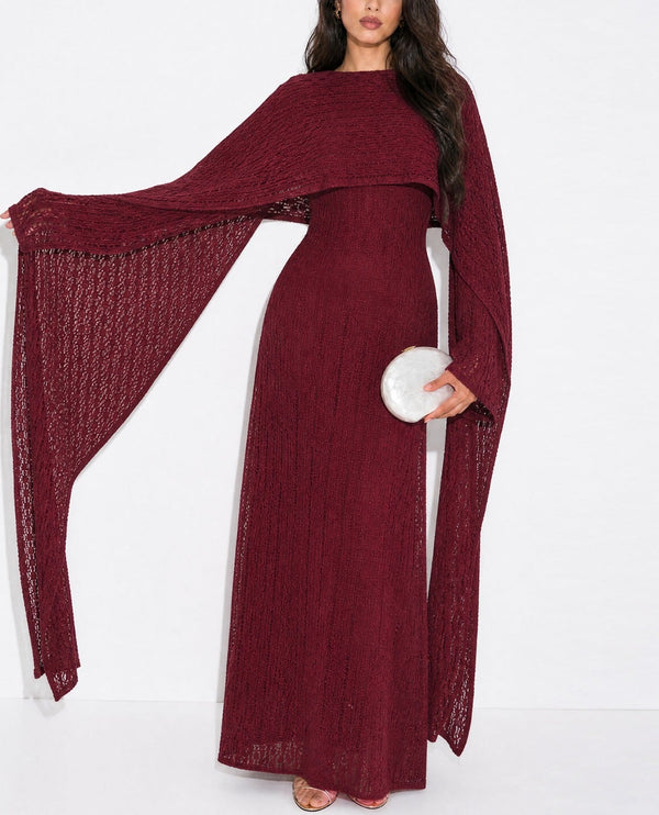 Zariyab Knitted Maxi Dress