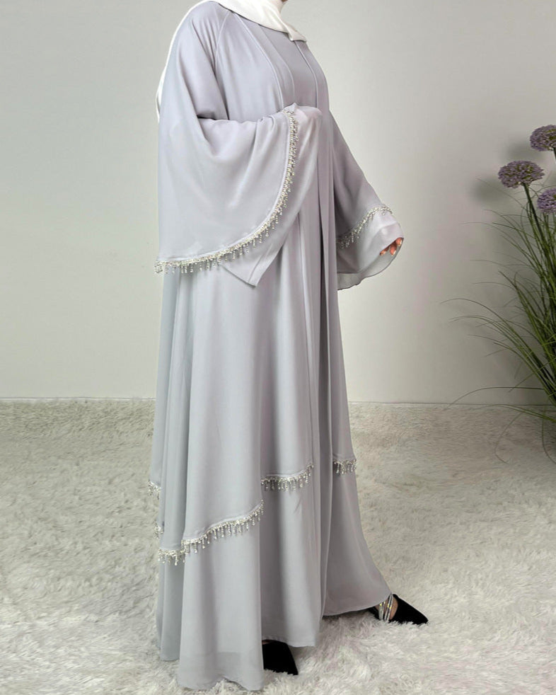 Emaani Layered Crystal Abaya