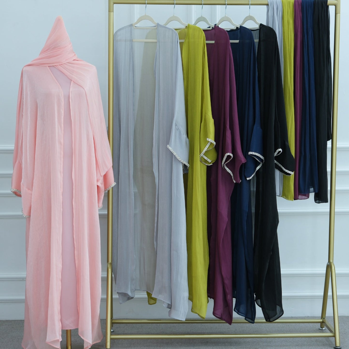 Sehra Organza Abaya Set