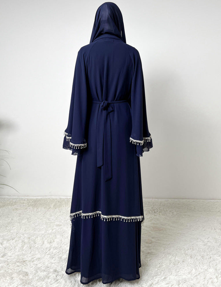 Emaani Layered Crystal Abaya