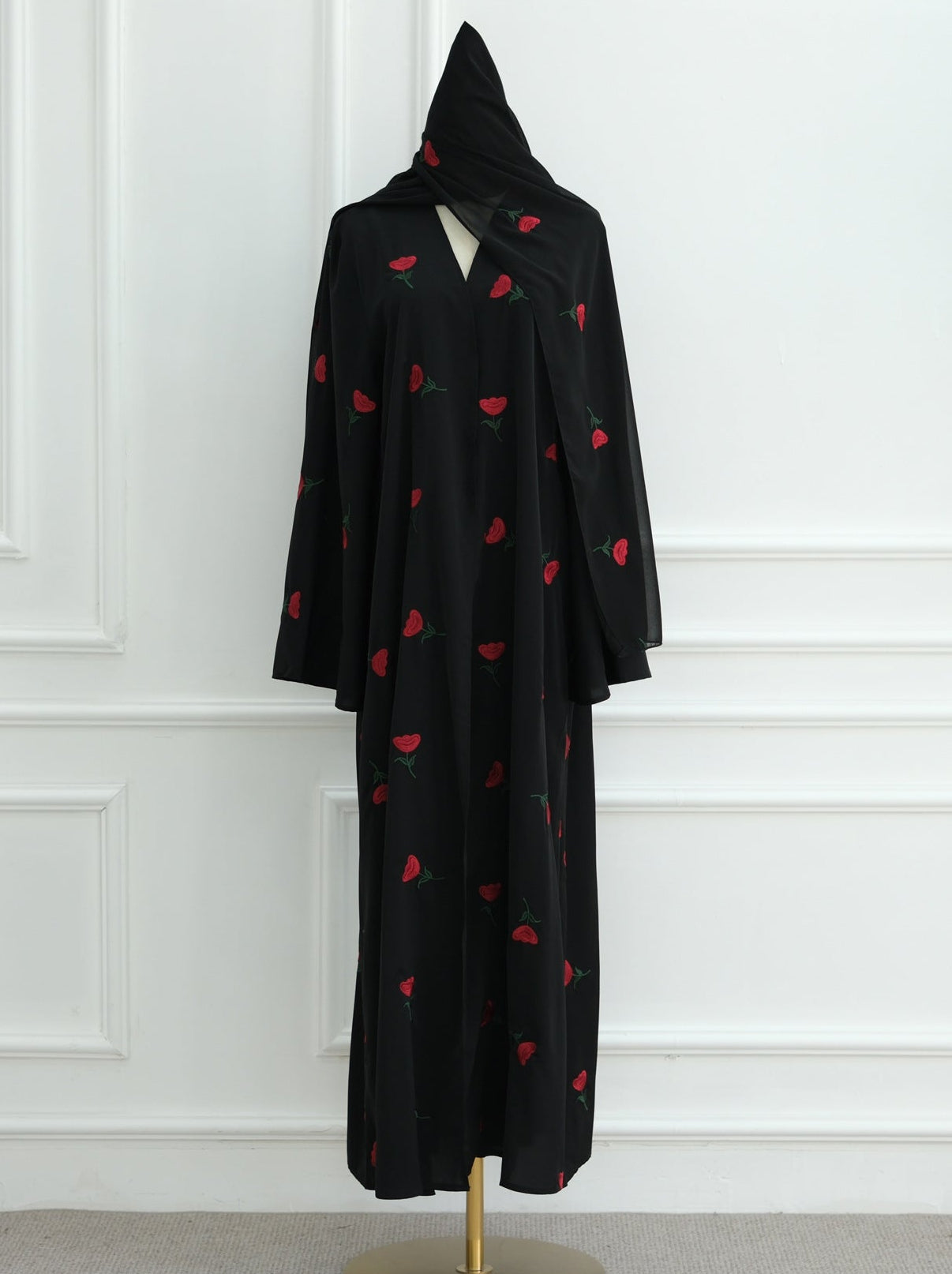 Marwa Floral Abaya & Hijab
