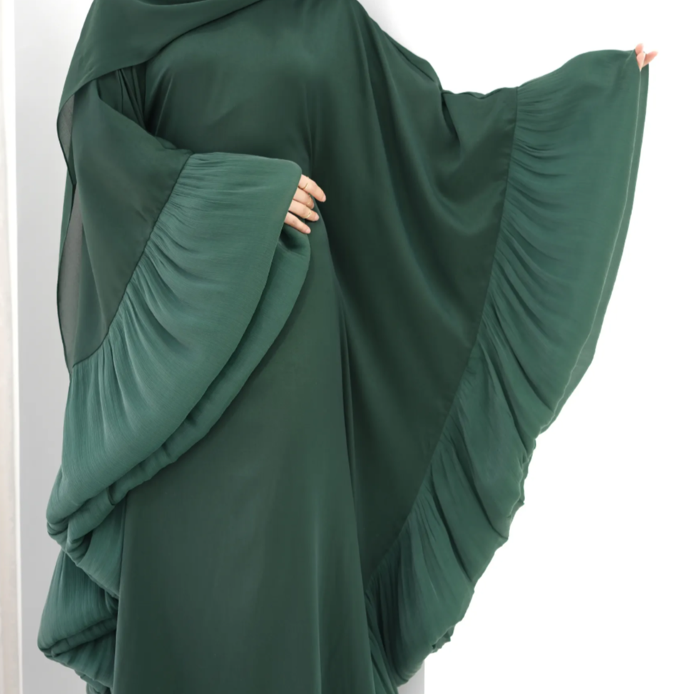 Amiha Frill Butterlfy Abaya